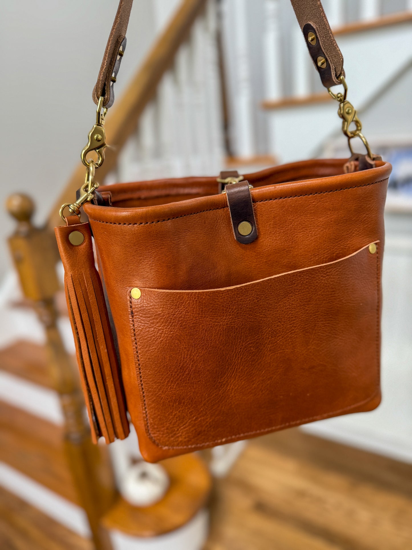 Bennett “shorty” Bucket in Montana Veg-Tan