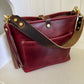 *See Description* Bennett “shorty” Bucket in Burgundy Chromexcel Horween