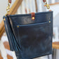 Bennett Bucket in Horween Cobalt Full Grain Leather