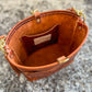 Bennett “shorty” Bucket in Full Grain Hot Coals Leather