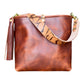 Hobo Bucket in Horween Brown Nut Dublin w/Candy Strap