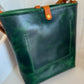 Bennett Bucket in Emerald Horween Puttman Leather