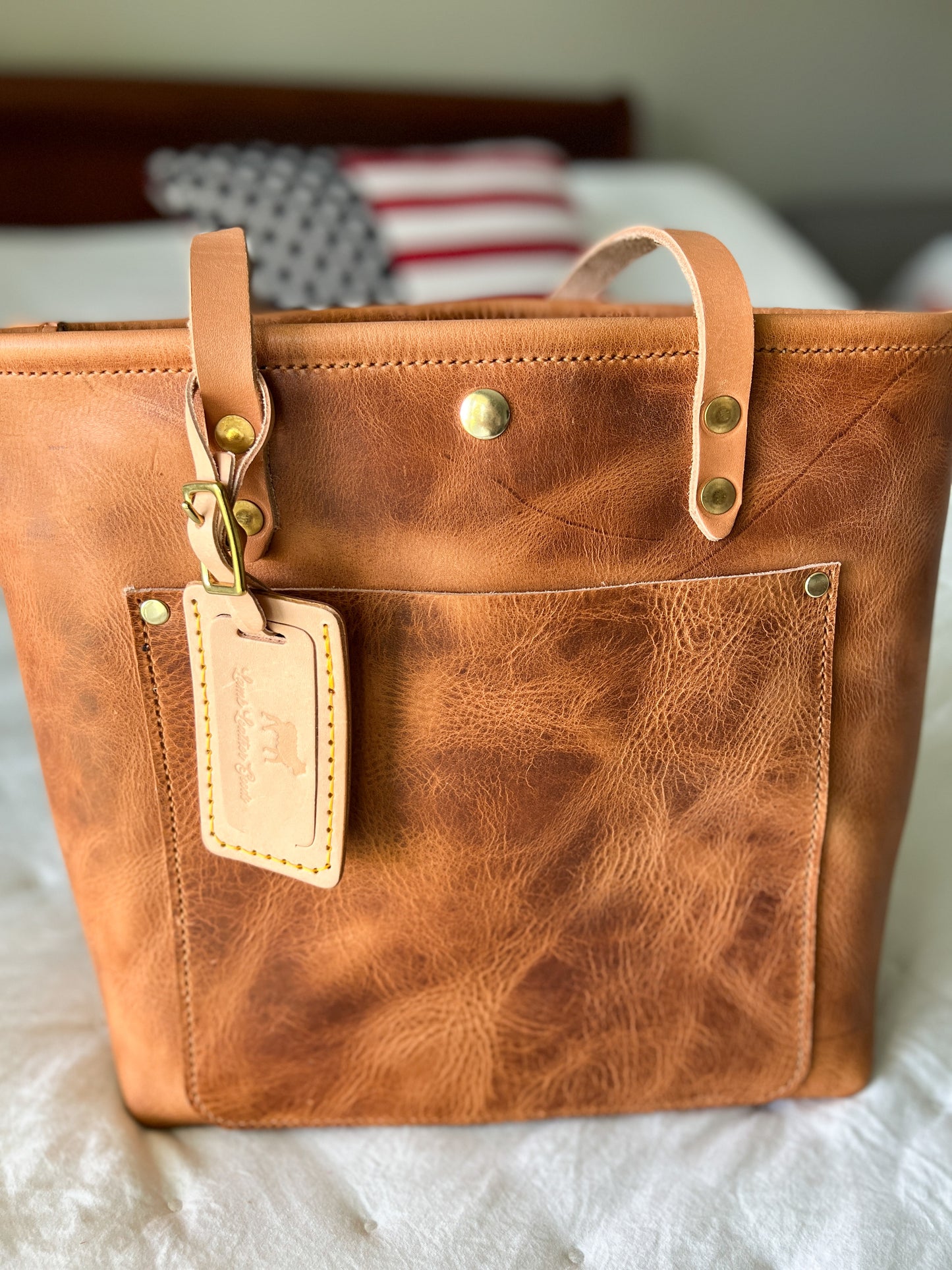 Classic Tote in Horween Natural Derby