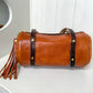 Bren Barrel in Toffee Vegetable Tanned Leather