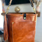 Bennett Bucket in Full Grain Toffee Vegetable Tanned Leather