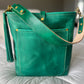 Bennett Bucket in Teal Full Grain Leather