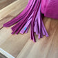 Tannery stamp on flesh side of tassel
