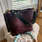 Hobo Bucket in Plum Noir Horween Horse Leather