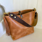Hobo Bucket in Light Natural Horween Derby