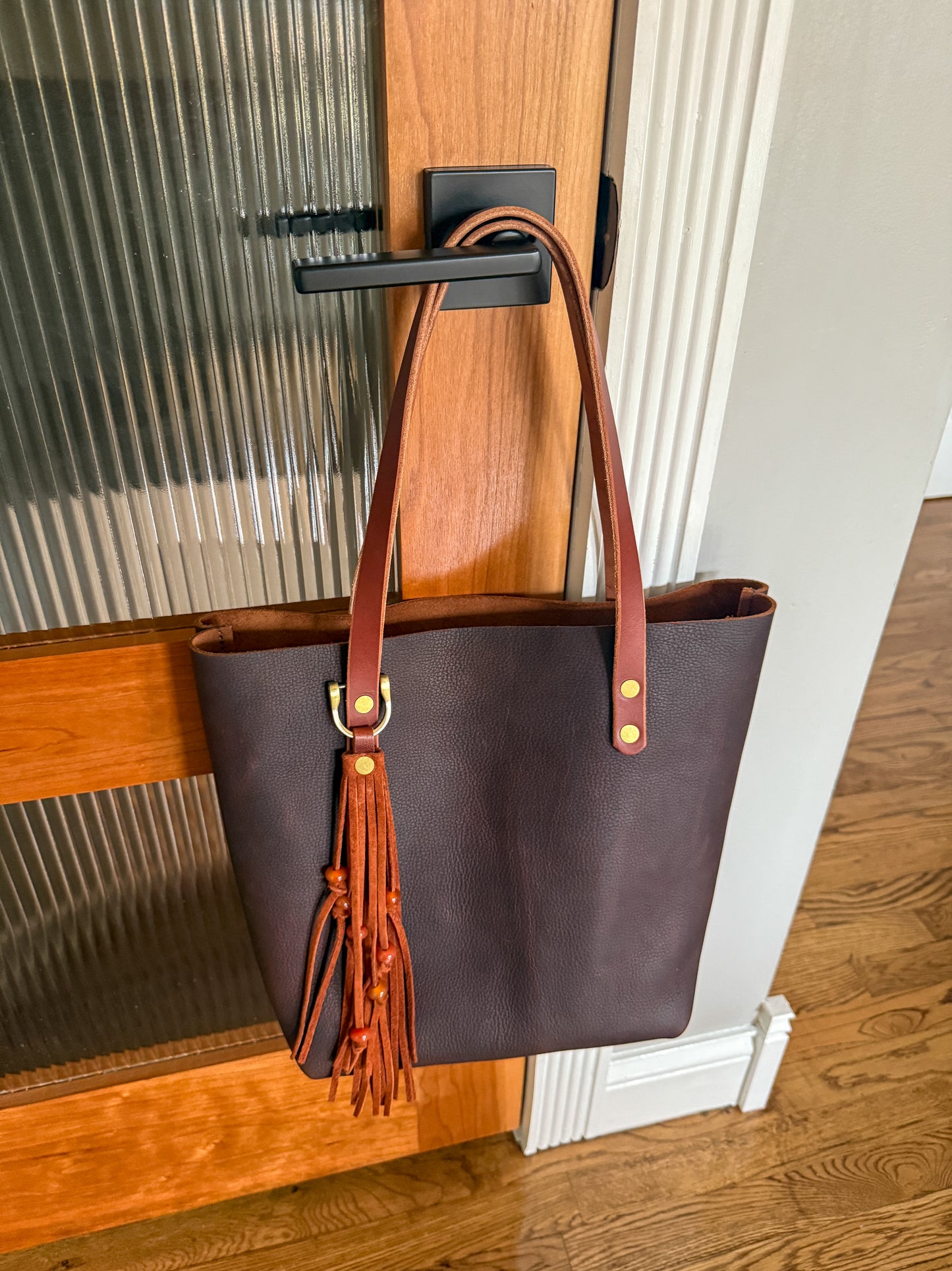 Classic Tote in Espresso Kodiak Full Grain Leather