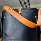 Bennett “shorty” Bucket in Horween Black Pebbled Leather