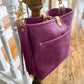Bennett “shorty” Bucket in Electric Pink Full Grain Leather