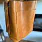 Bennett Bucket in Italian Honey Saffron Vegetable Tanned Leather