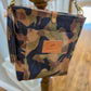 Bennett Bucket in Full Grain Camo Vegetable Tanned Leather