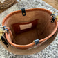 Bennett Bucket in Full Grain Toffee Vegetable Tanned Leather