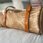 Bren Barrel in Vintage Cowhide Leather