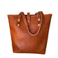 Tall Tote in Horween Montana Cognac