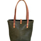 Classic Tote in Olive Italian Vachetta