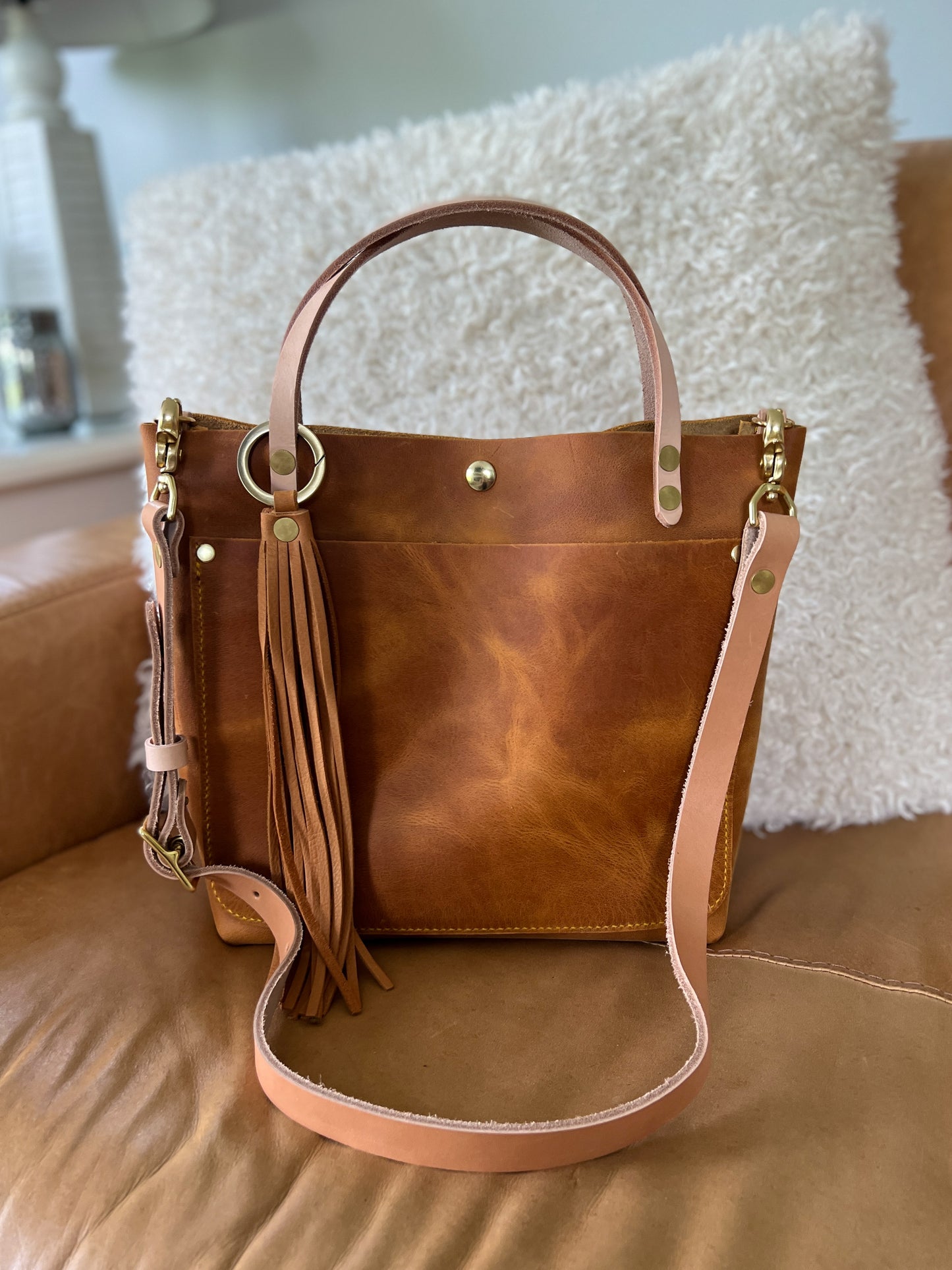 Brookie Medium Shoulder Tote in Sedona