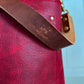 Bennett Bucket in Full Grain Cranberry Leather