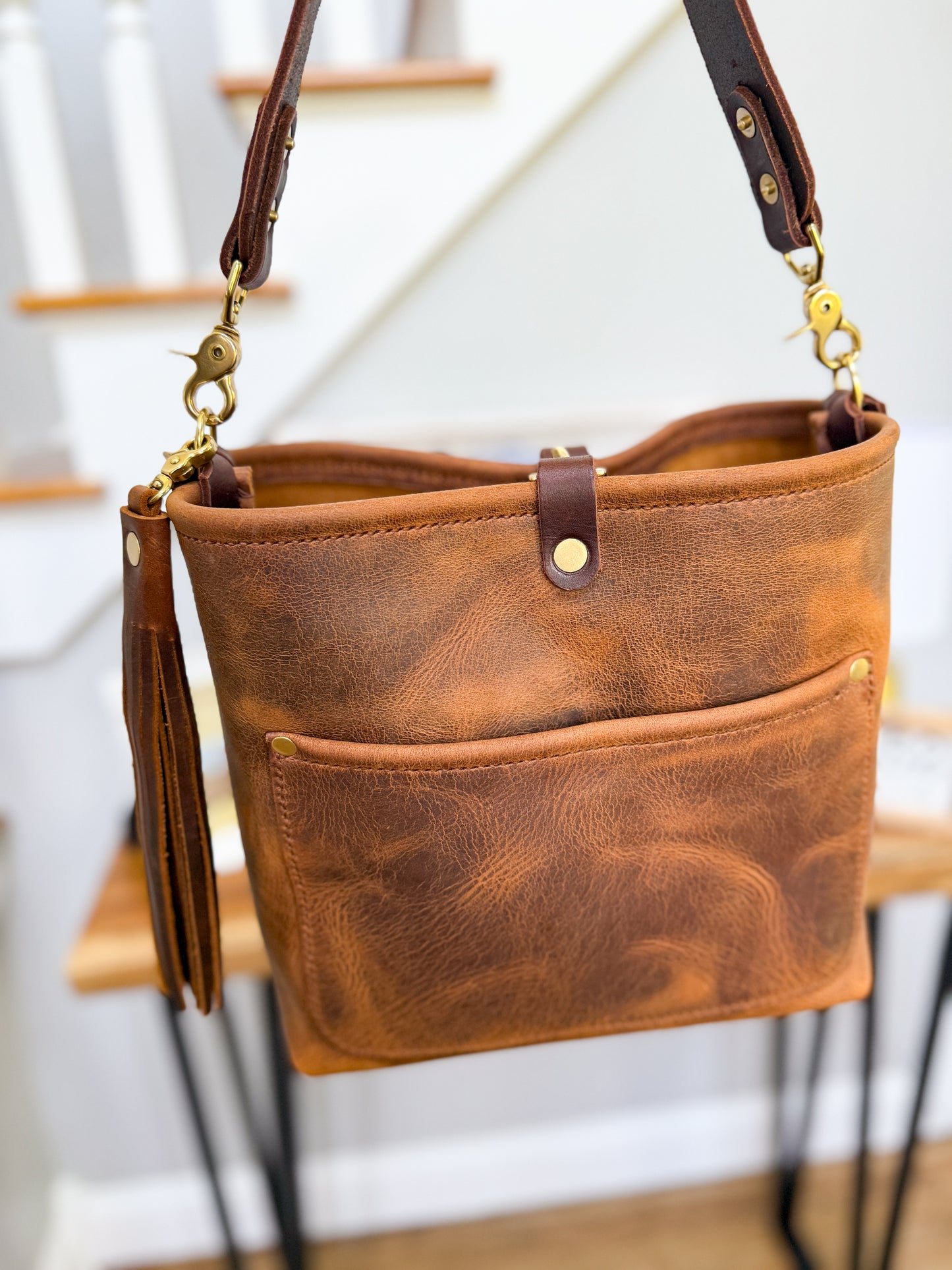 Bennett “shorty” Bucket in Old Soul Full Grain Leather