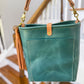 Bennett Bucket in Aqua Pearl Horween