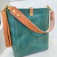 Bennett Bucket in Aqua Pearl Horween