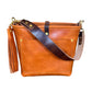 Bennett “shorty” Bucket in Toffee Veg Tan Leather