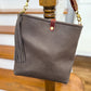 Hobo Bucket in Elephant Vachetta