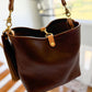 Hobo Bucket Horween Chocolate Full Grain Leather