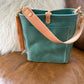 Bennett Bucket in Aqua Pearl Horween