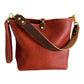 Hobo Bucket in Chestnut Full Grain Bison Leather