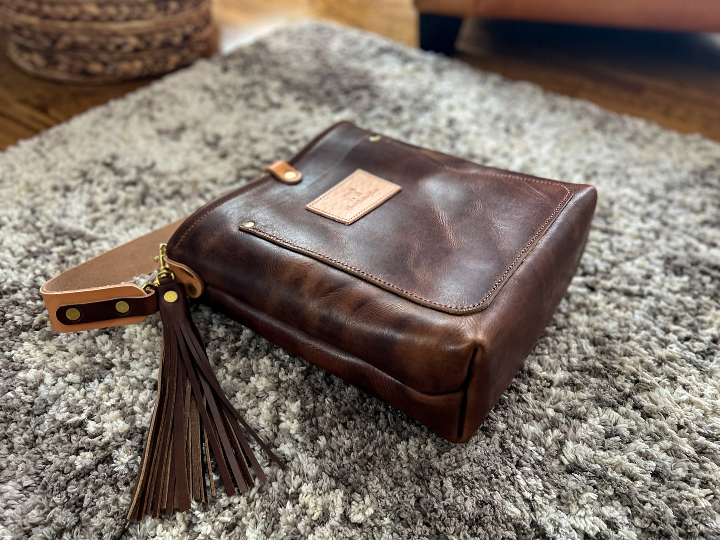 Bennett Bucket in Horween Nut Brown