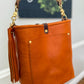 Bennett Bucket in Ginger Vachetta