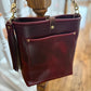 Bennett Bucket in Burgundy Chromexcel Horween