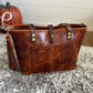 East-West Tote in Maple Glazed Bison