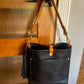 Bennett “shorty” Bucket in Horween Black Pebbled Leather