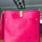 Bennett “shorty” Bucket in Fuscia Vachetta (non-milled)