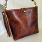 Hobo Bucket in Horween Brown Nut Dublin w/Candy Strap