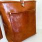 Bennett Bucket in Miel Cuoio Italian Leather w/Candy Strap