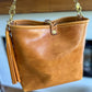 Hobo Bucket in Italian Honey Saffron Vegetable Tan w/Candy Strap