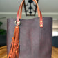 Classic Tote in Espresso Kodiak Full Grain Leather