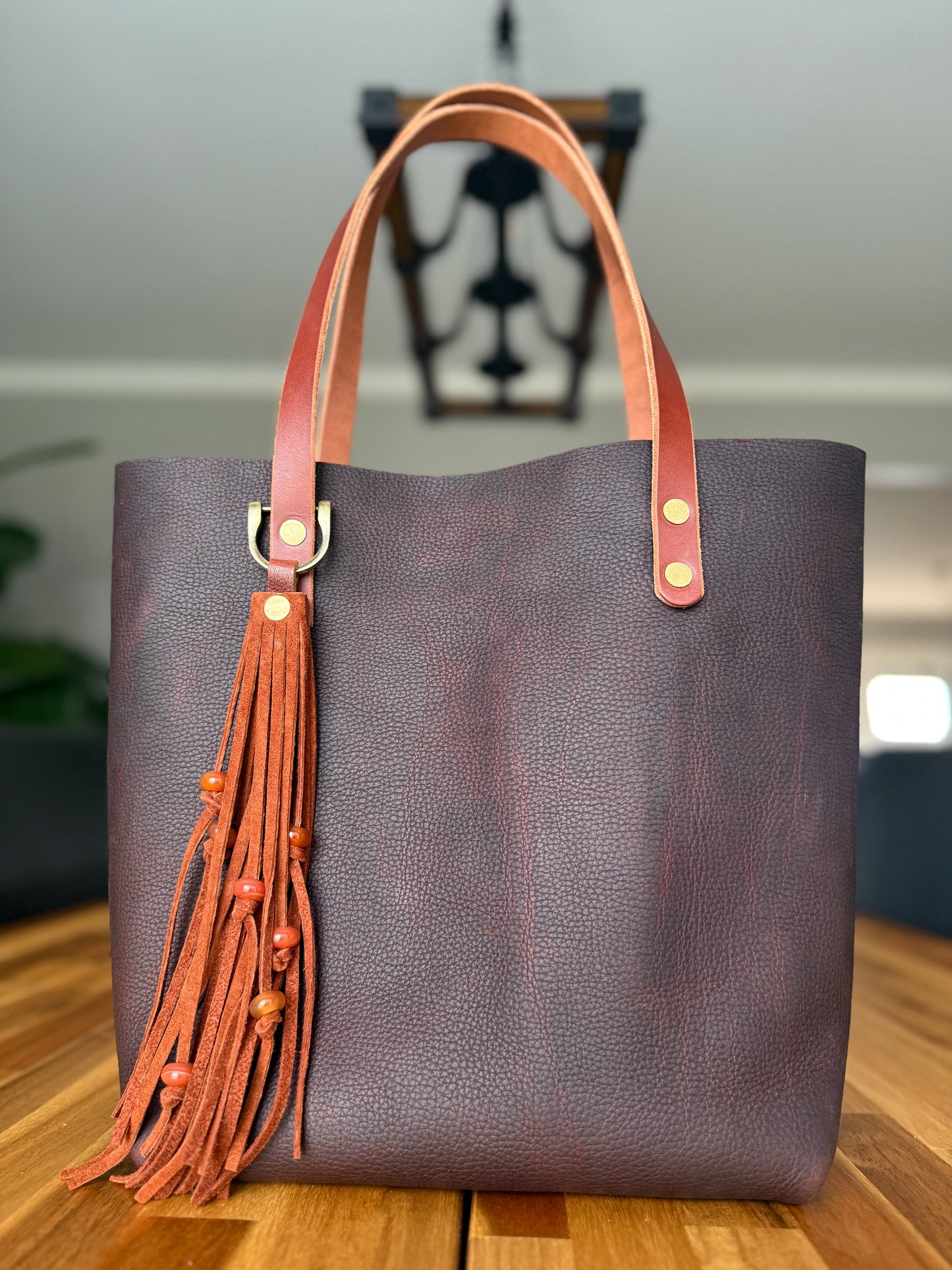 Classic Tote in Espresso Kodiak Full Grain Leather