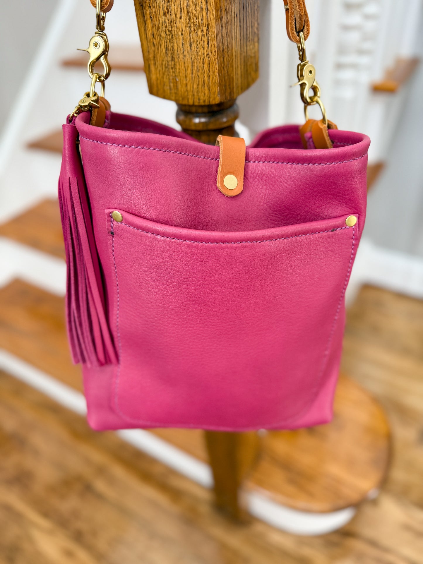 Bennett Bucket in Horween Dearborn Lilla