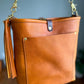 Bennett Bucket in Ginger Vachetta