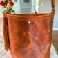 Braxton Bucket in Horween Natural Derby