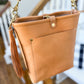 Bennett Bucket in Natural Vachetta (non-milled)