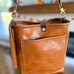 Bennett Bucket in Miel Cuoio Italian Leather
