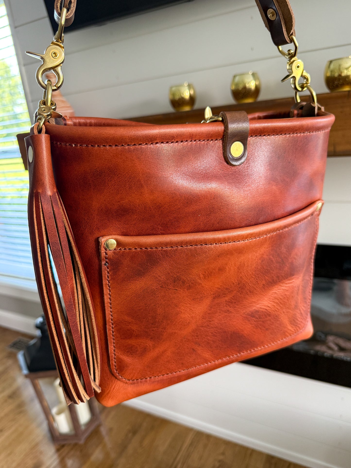 Bennett “shorty” Bucket in Horween English Tan