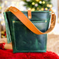 Bennett Bucket in Emerald Horween Puttman Leather